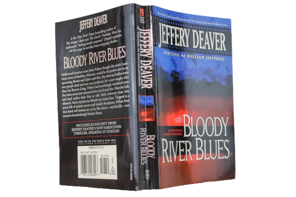 Bloody River Blues by Jeffery Deaver - 1993 Paperback Novel, Pre-Owned