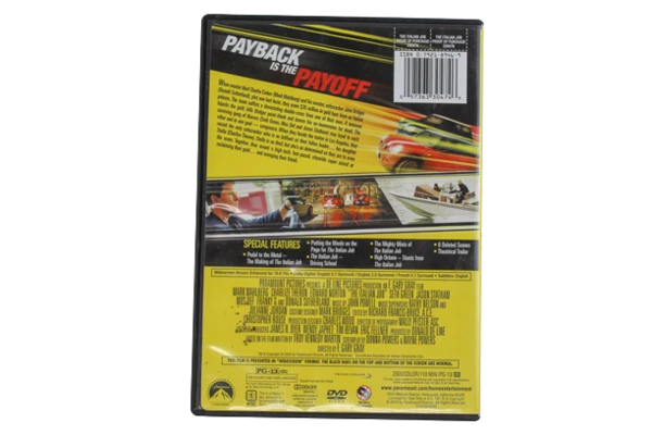 The Italian Job DVD 2003 Mark Wahlberg Donald Sutherland PG-13 Pre-Owned