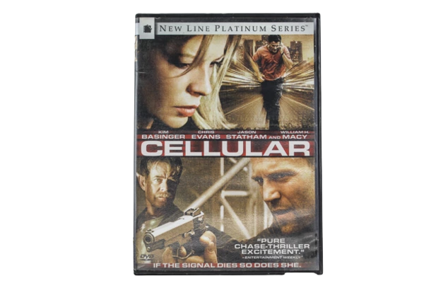 Cellular DVD Chris Evans New Line Platinum Series PG-13 Pre-Owned As Is