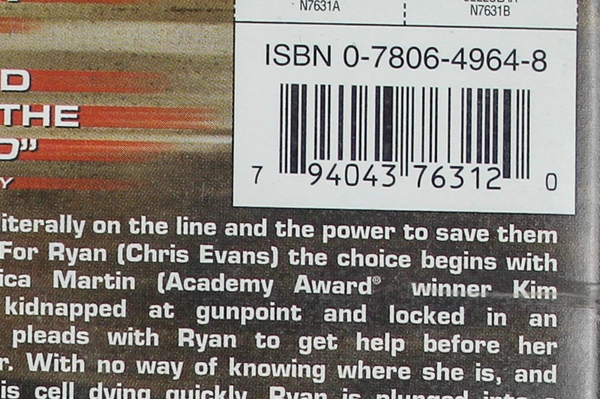 Cellular DVD Chris Evans New Line Platinum Series PG-13 Pre-Owned As Is