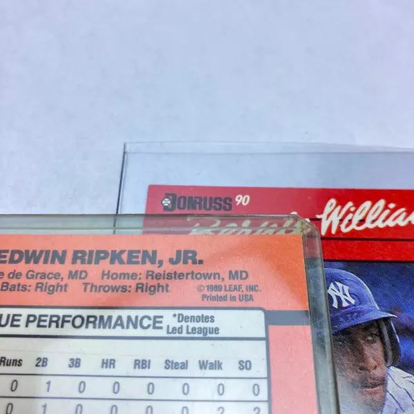 Lot of 6 Vintage 1990 Donruss Baseball Cards - Brett, Ryan, Baines & More