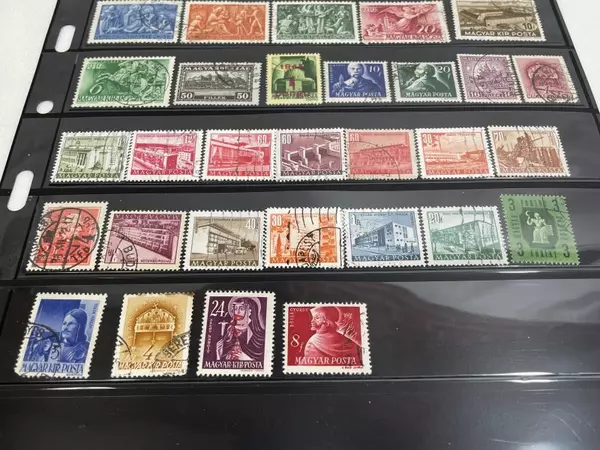 Lot of 38 Vintage Hungarian Stamps 1922+ Used Fine to Very Fine Collection