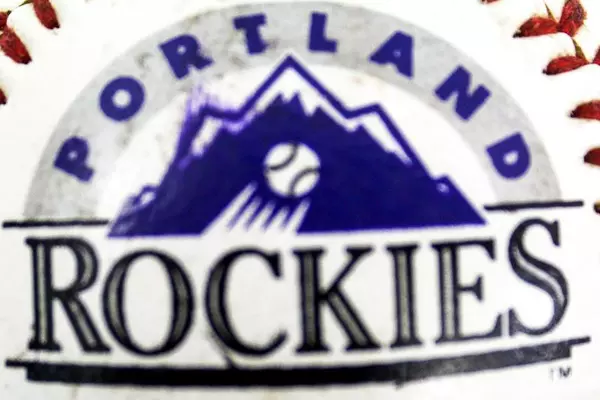 Portland Rockies AAA Minor League Baseball White Red Stitching
