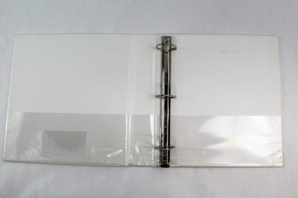 Avery Dennison 2" Frame View Binder White Pre-Owned with Stains, School Supply