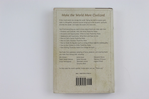 The Art of Thank You by Connie Leas Hardcover Book 2002 Crafting Gratitude