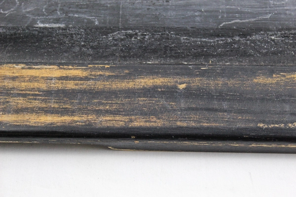 Farmhouse Distressed Chalkboard Cupboard - Rustic Wood Message Board Decor