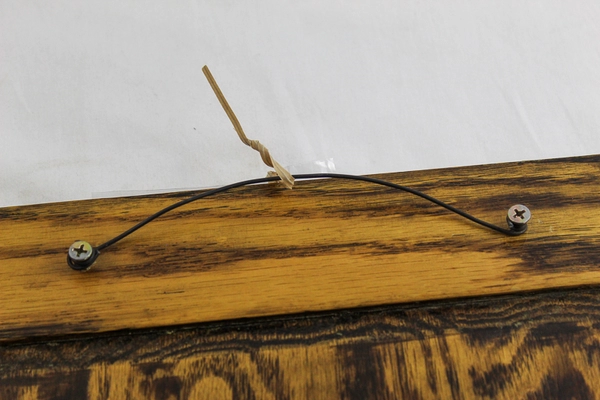 Farmhouse Distressed Chalkboard Cupboard - Rustic Wood Message Board Decor