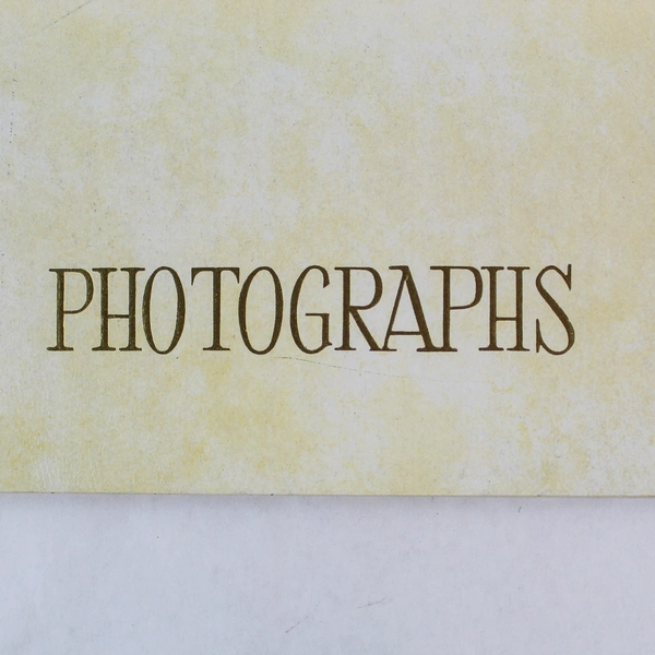 Cream Scrapbook Photo Album with Tie Closure & Black Paper