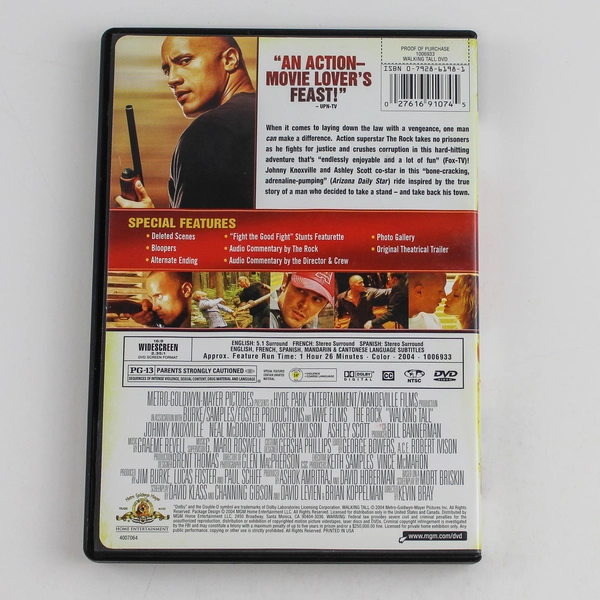 Walking Tall DVD The Rock 2004 MGM Widescreen Pre-Owned Untested As Is