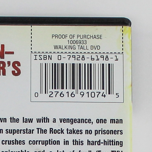 Walking Tall DVD The Rock 2004 MGM Widescreen Pre-Owned Untested As Is