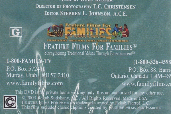 The Penny Promise DVD 2003 - Family Movie, Pre-Owned, Untested