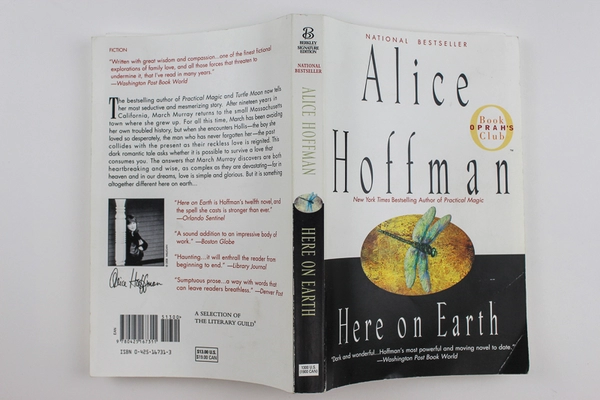 Here On Earth by Alice Hoffman 1997 Berkley Paperback Novel 6x9 Inches