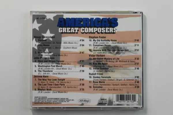 America's Great Composers CD 1996 by Madacy, Pre-Owned 101 Strings Music