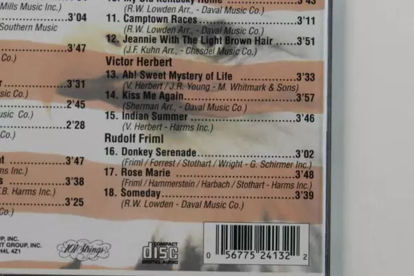 America's Great Composers CD 1996 by Madacy, Pre-Owned 101 Strings Music