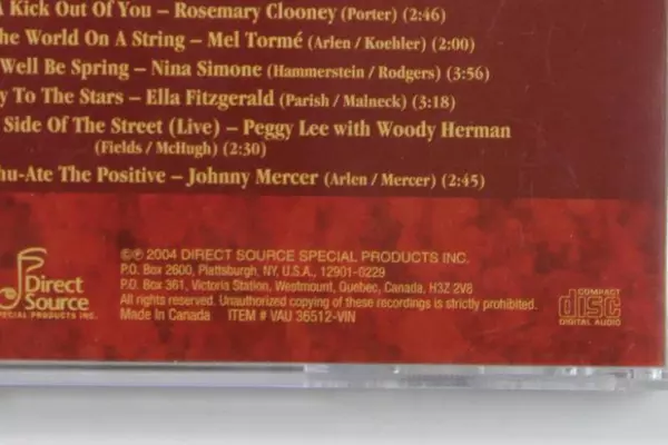 American Songbook Volume 4 CD 2004 Vintage Direct Source Special Products