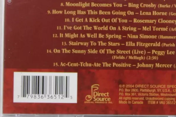 American Songbook Volume 4 CD 2004 Vintage Direct Source Special Products