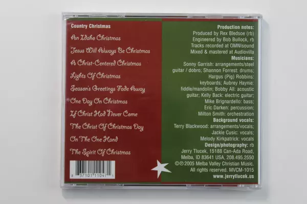 Jerry Tlucek Country Christmas 2005 CD - Pre-Owned Christian Music