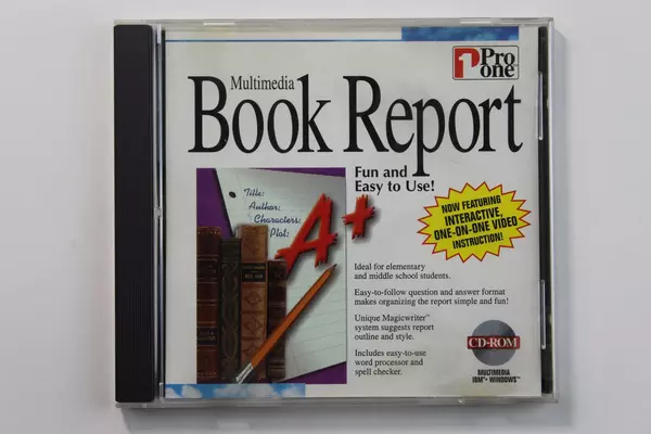 Pro One Multimedia Book Report CD-ROM for Windows 95 - Pre-Owned
