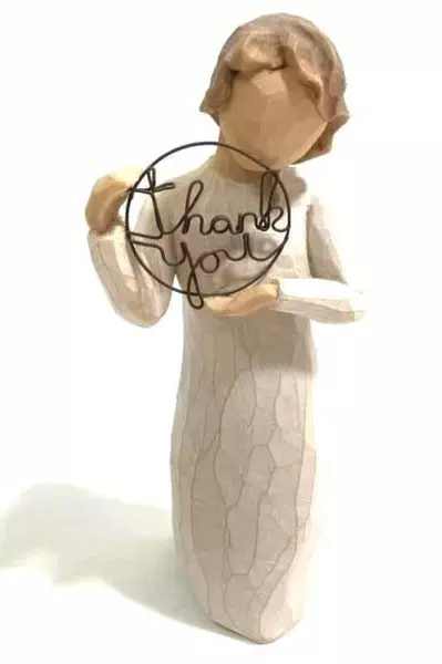 Willow Tree Susan Lordi 2005 Just for You Thank You Angel Figurine 5.5"