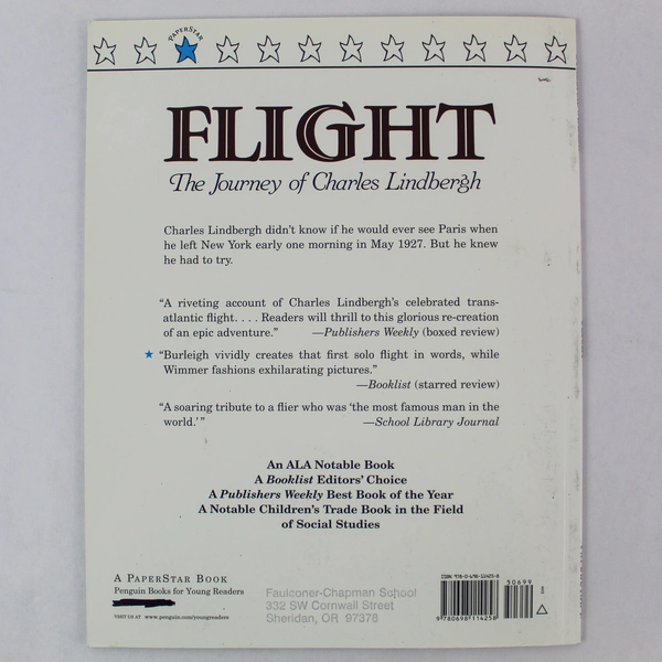 Vintage Flight by Robert Burleigh 1991 Children's Paperback Book