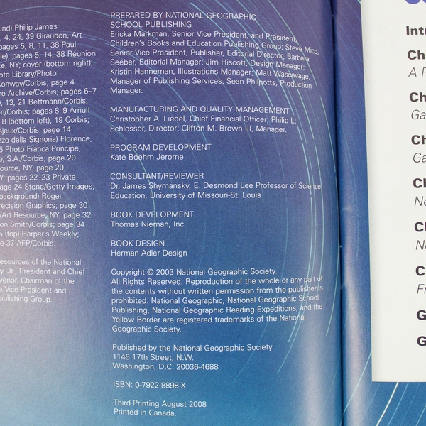 Defining the Laws of Motion by Glen Phelan National Geographic Book 2003