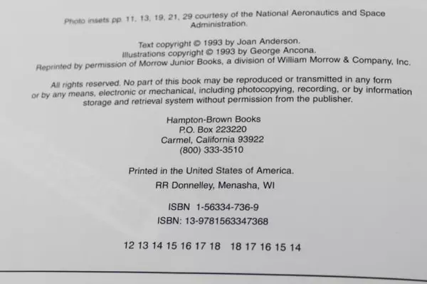 Vintage Richie's Rocket by Joan Anderson Hampton Brown Paperback 1993