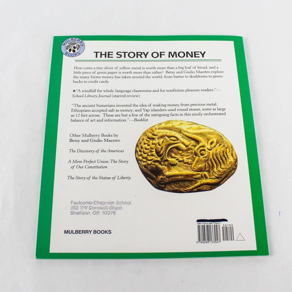 Vintage The Story Of Money Betsy Maestro Mulberry Paperback Book 1993