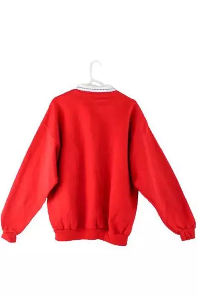 Morning Sun Women's XL Red Patriotic Sweatshirt "Proud to be an American"