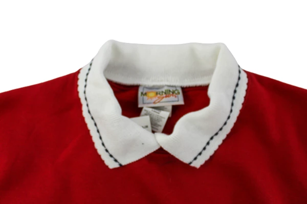 Morning Sun Women's XL Red Patriotic Sweatshirt "Proud to be an American"