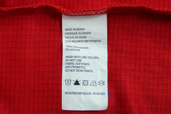 Izod Men's Medium Red Checked Golf Polo Shirt Short Sleeve - Pre-Owned