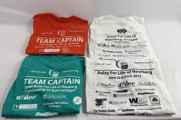 Lot of 4 Relay For Life T-Shirts Women’s Size M American Cancer Society