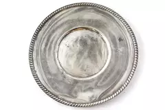 Vintage Wallace EPWM Silver Plate Gravy Boat Underplate V8840 7" Diameter