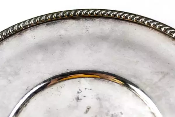 Vintage Wallace EPWM Silver Plate Gravy Boat Underplate V8840 7" Diameter