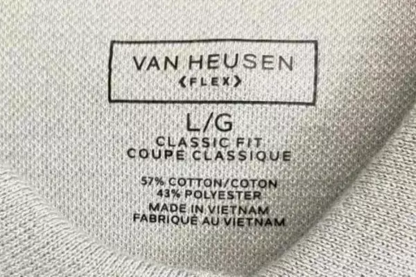 Van Heusen Men's Gray Long Sleeve Polo Shirt Medium Classic Fit Golf