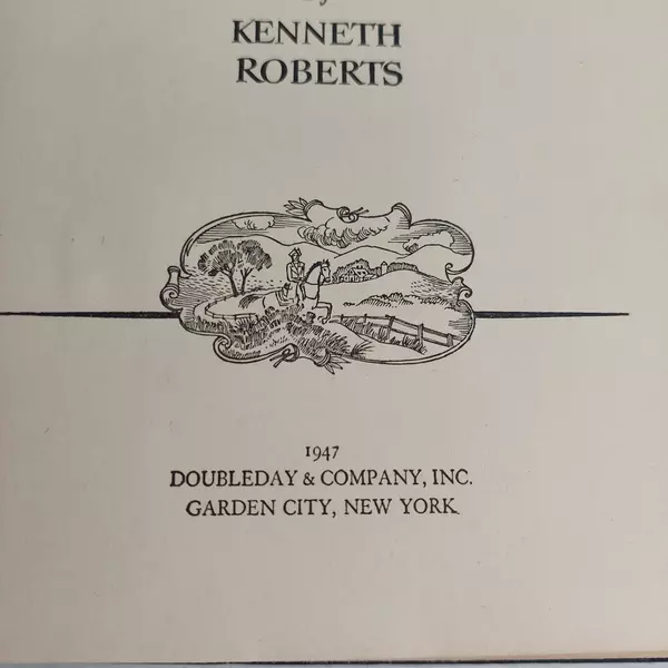 Vintage Lydia Bailey by Kenneth Roberts 1947 HC Book Worn Cover & Spine