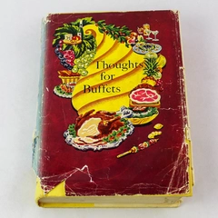 Vintage Thoughts for Buffets Book by William Barss HC 1958 - Pre-Owned