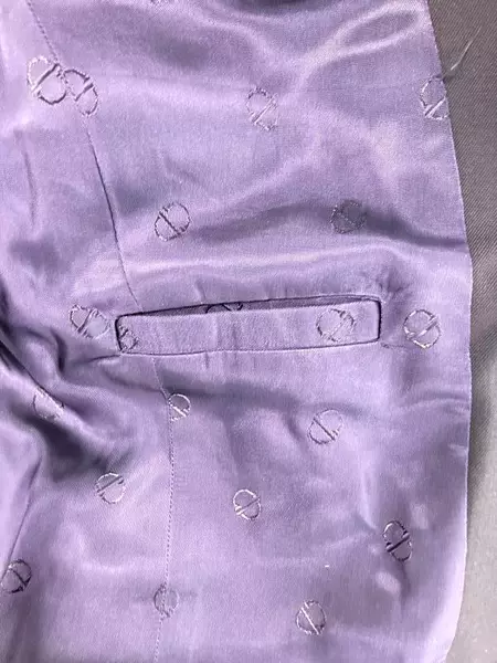 Susan Lorelle Women's Blazer Jacket Medium Plum Purple 2-Button Pre-Owned