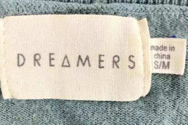 Dreamers Women's S/M Gray Green Asymmetrical Hem Long Sleeve Sweater