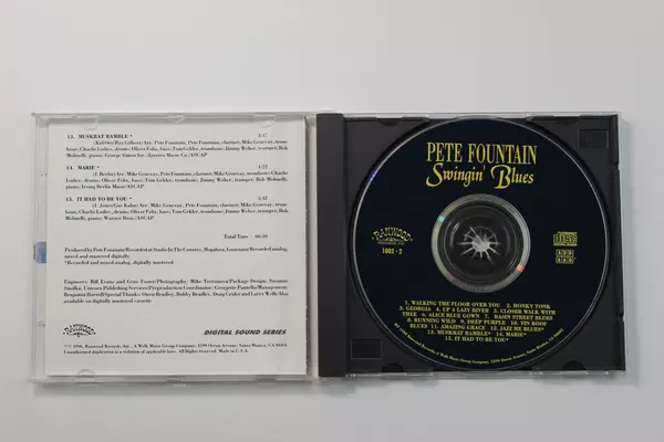 Pete Fountain Swingin' Blues Jazz CD 1990 Ranwood Records Pre-Owned As Is