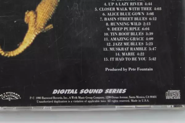 Pete Fountain Swingin' Blues Jazz CD 1990 Ranwood Records Pre-Owned As Is