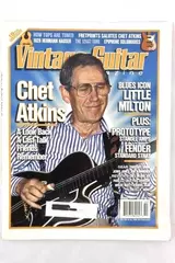 Vintage Guitar Magazine Chet Atkins Oct 2001 Vol 15 No 12 15th Anniversary Good