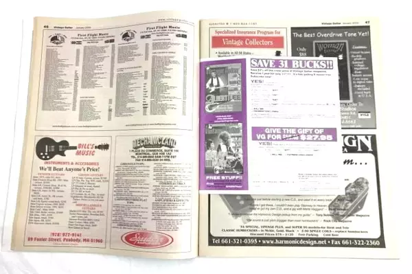 Vintage Guitar Magazine Jan 2000 Vol 14 No 03 Marty Stuart - Pre-Owned