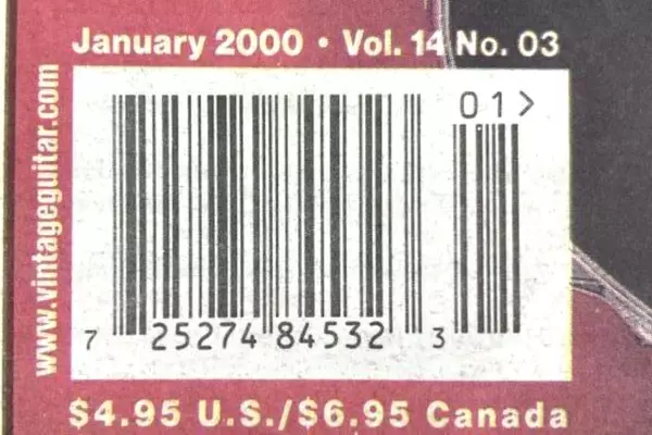 Vintage Guitar Magazine Jan 2000 Vol 14 No 03 Marty Stuart - Pre-Owned