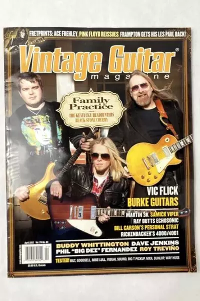 Vintage Guitar Magazine April 2012 Vol. 26 No. 6 - Very Good Condition