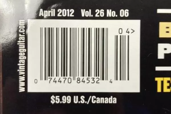 Vintage Guitar Magazine April 2012 Vol. 26 No. 6 - Very Good Condition