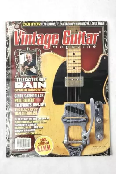 Vintage Guitar Magazine May 2012 Vol. 26 No. 7 Bob Bain Telecaster Collectible