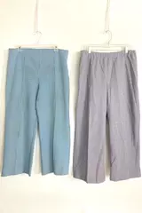 Lot of 2 Pants for Fabric - Blue Green White Sewing Crafts DIY