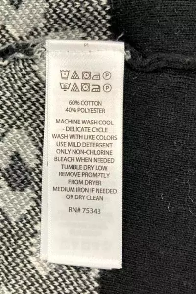 Rachel Zoe Women's XL Animal Print Cardigan Sweater Black Gray White Chic Layer