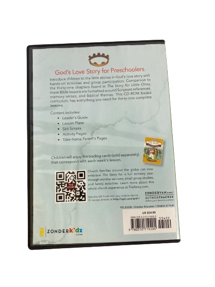 The Story for Little Ones DVD - Preschool God's Love Curriculum 31 Lessons