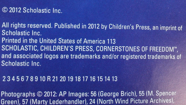 Lot of 2 Scholastic Children's Books: Ellis Island by Landau & McDaniel